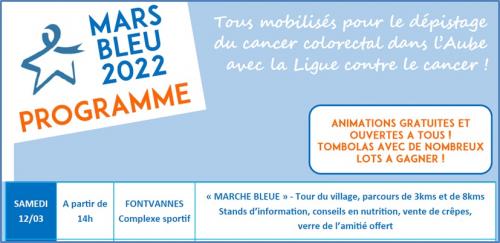 Mars Bleu 2022: Marche Bleue (Fontvannes, 10, Aube)