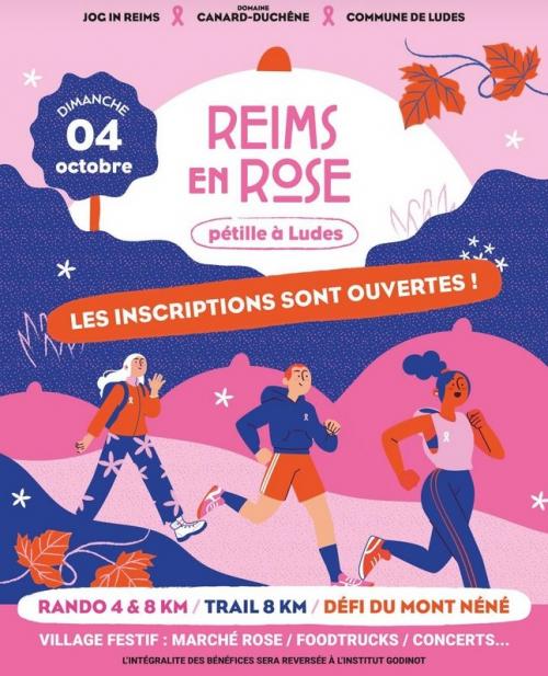 Octobre Rose : Reims en Rose (Ludes 51500, Marne - dimanche 4 octobre 2026)