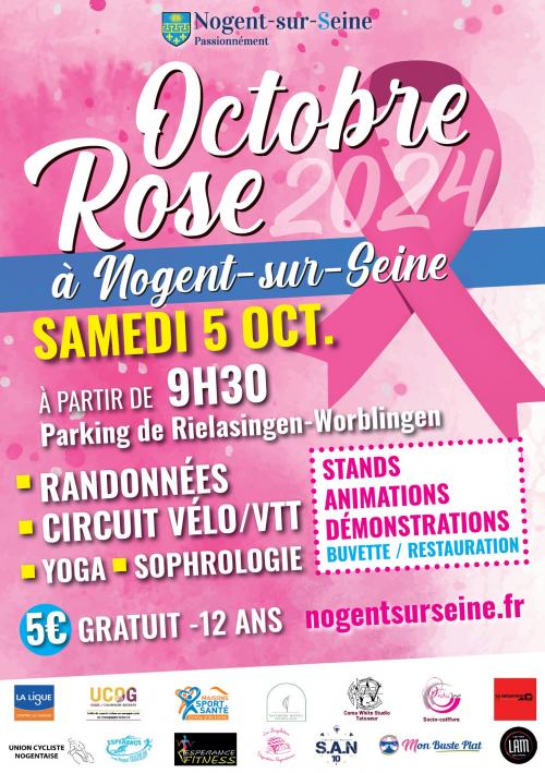 Octobre Rose : La Marche Rose (Nogent-sur-Seine, 10400, Aube)