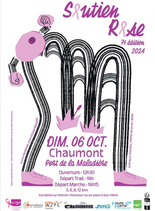 Octobre Rose : Le Soutien Rose (Dimanche 6 octobre 2024 - Chaumont, 52000, Haute-Marne)